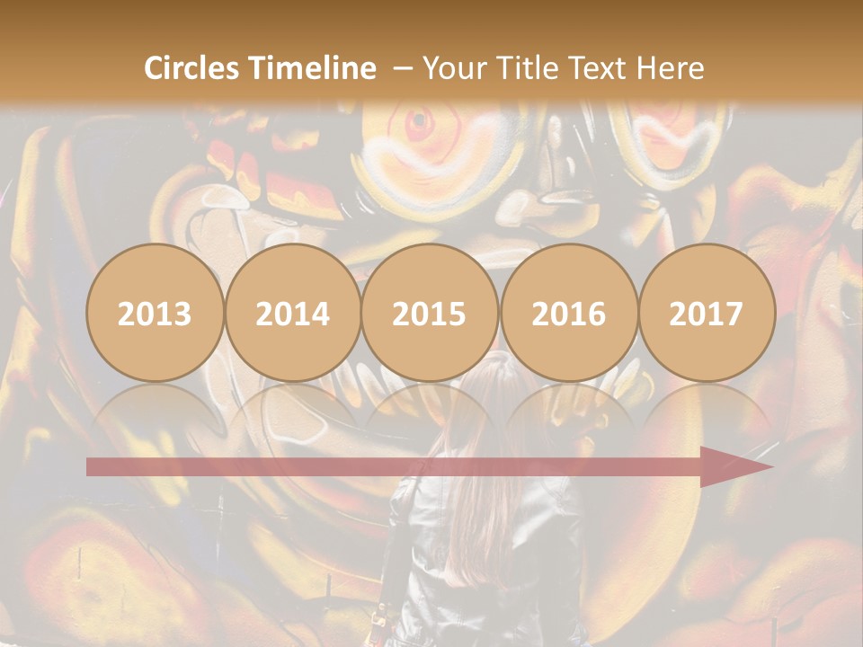 Art Female Painting PowerPoint Template