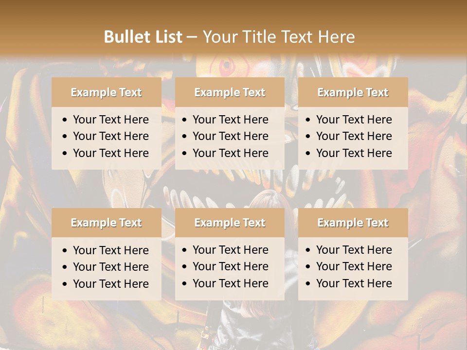 Art Female Painting PowerPoint Template