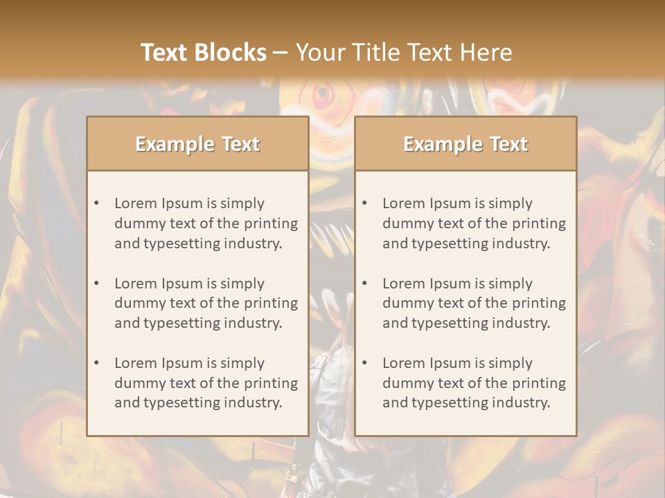 Art Female Painting PowerPoint Template