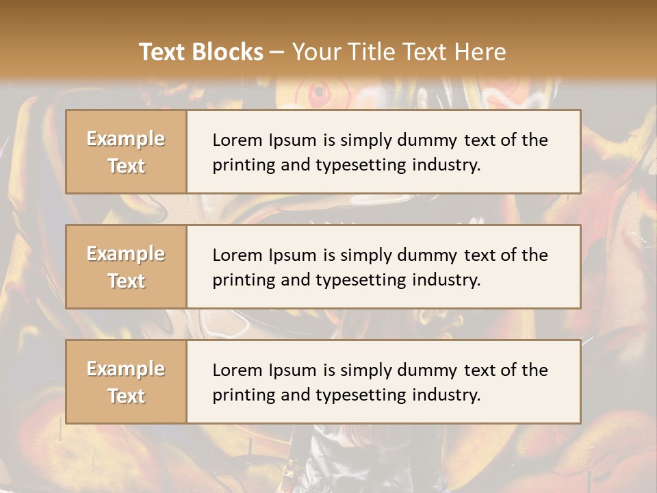 Art Female Painting PowerPoint Template