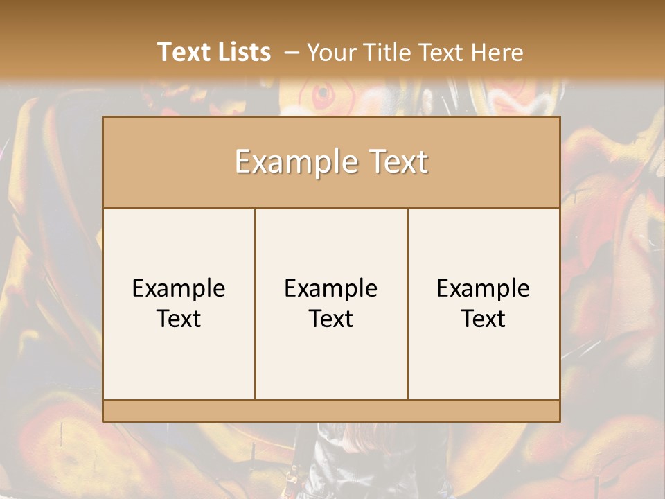Art Female Painting PowerPoint Template