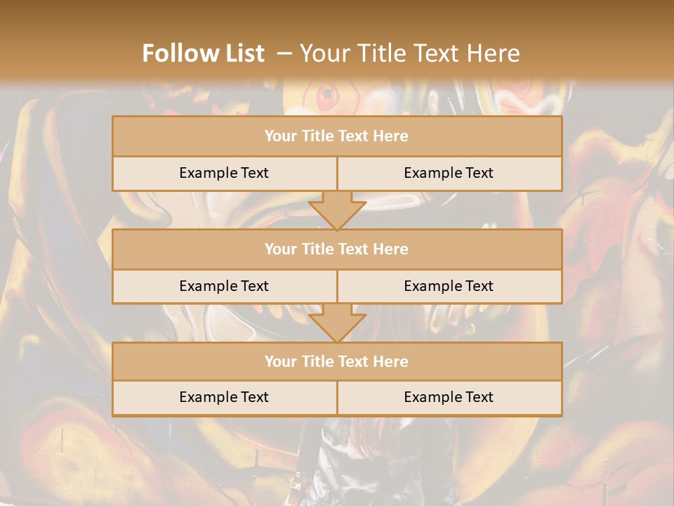 Art Female Painting PowerPoint Template