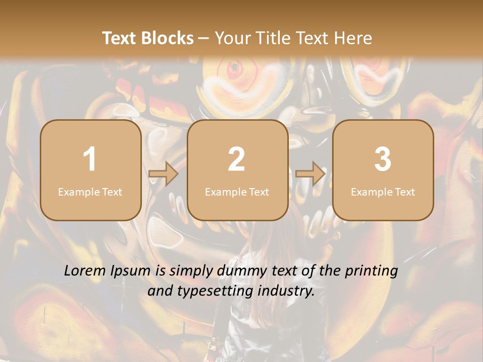 Art Female Painting PowerPoint Template