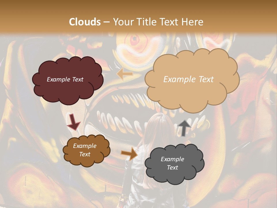 Art Female Painting PowerPoint Template