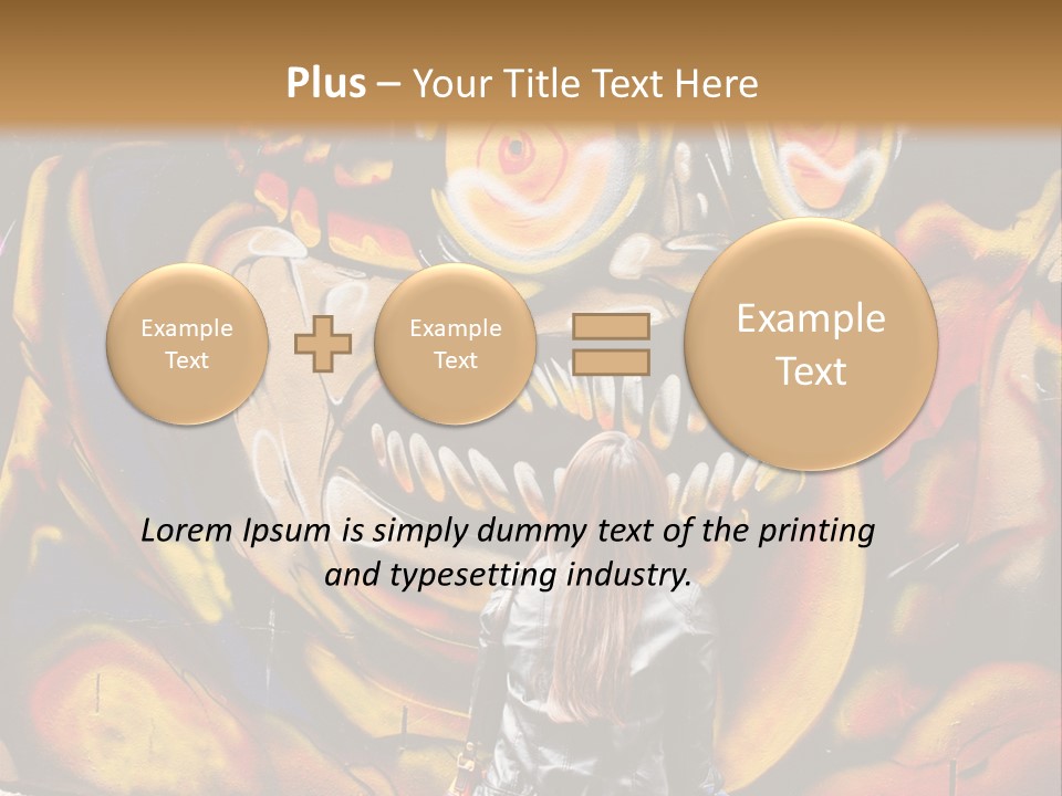 Art Female Painting PowerPoint Template