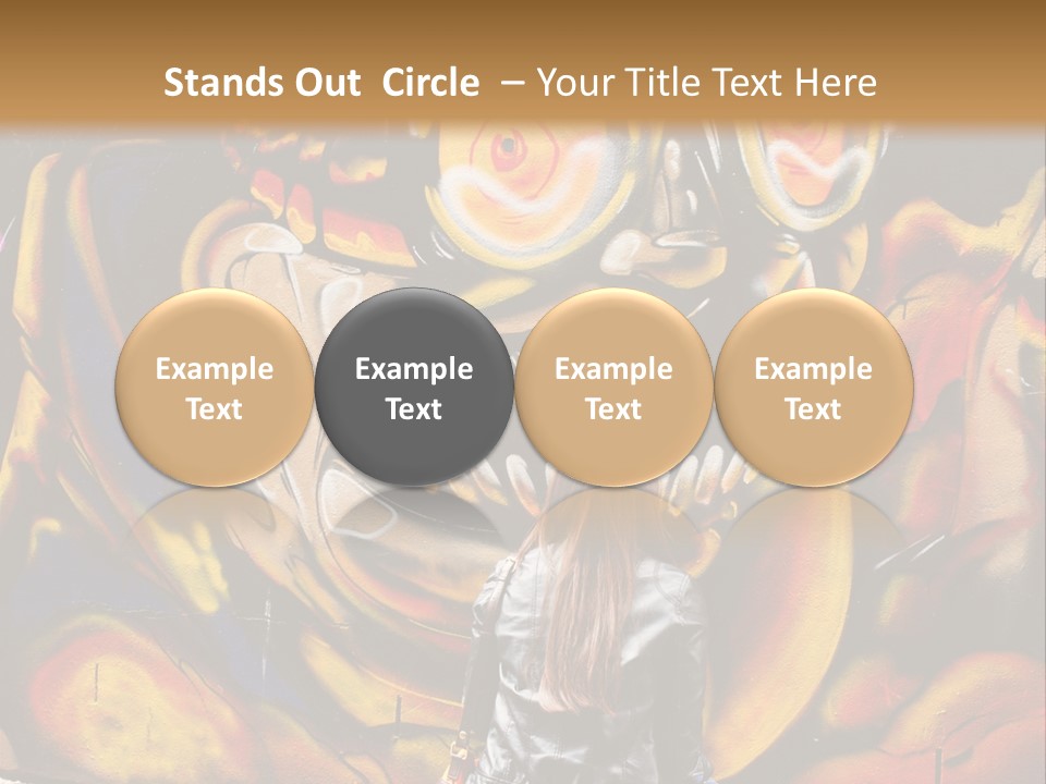 Art Female Painting PowerPoint Template