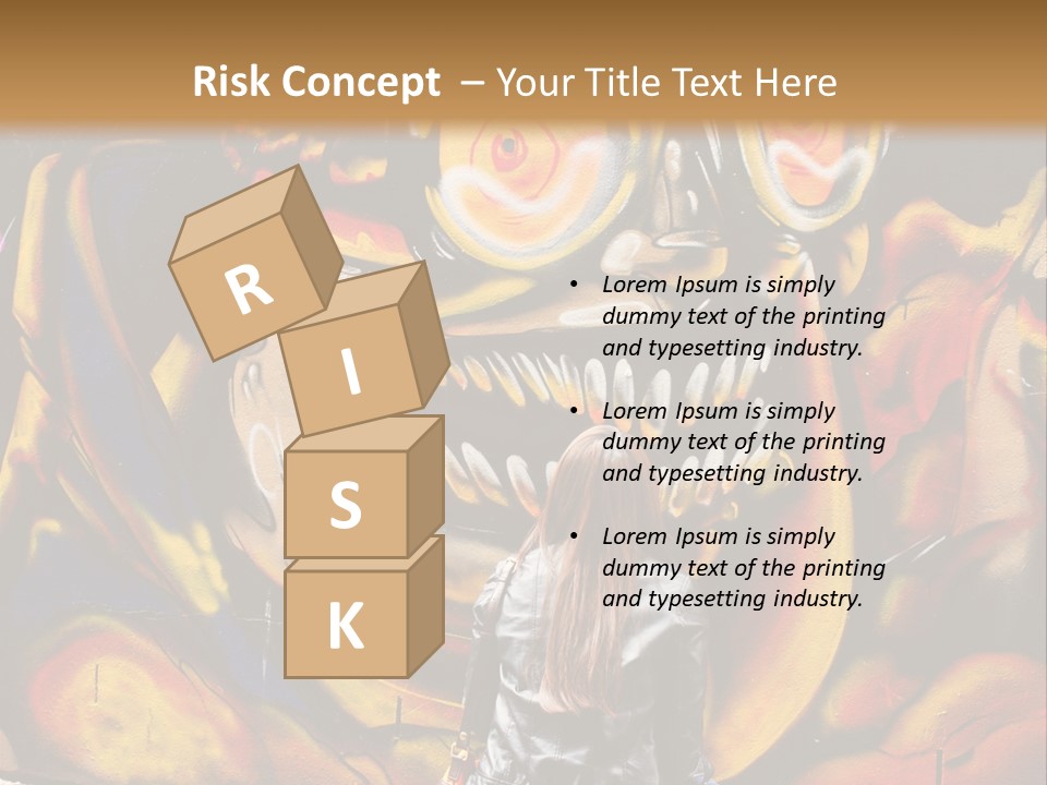 Art Female Painting PowerPoint Template