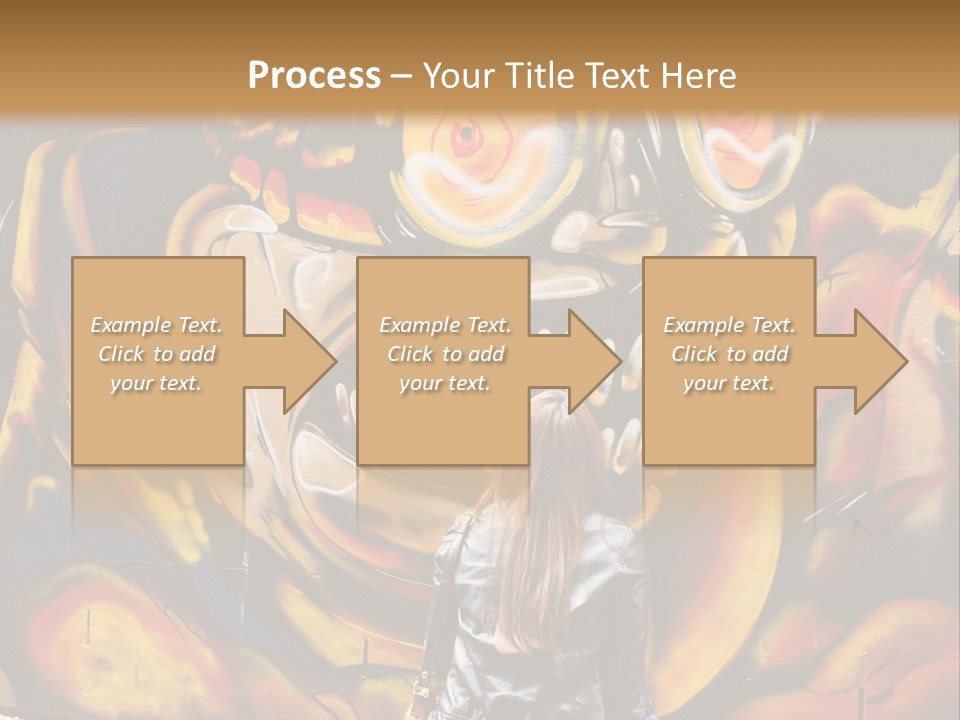 Art Female Painting PowerPoint Template