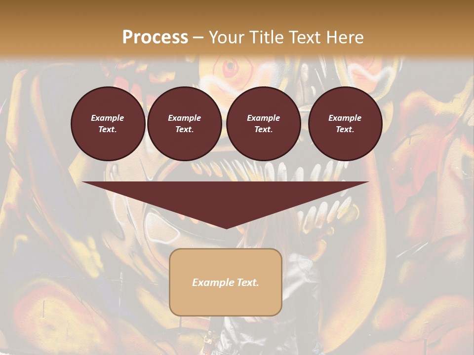 Art Female Painting PowerPoint Template