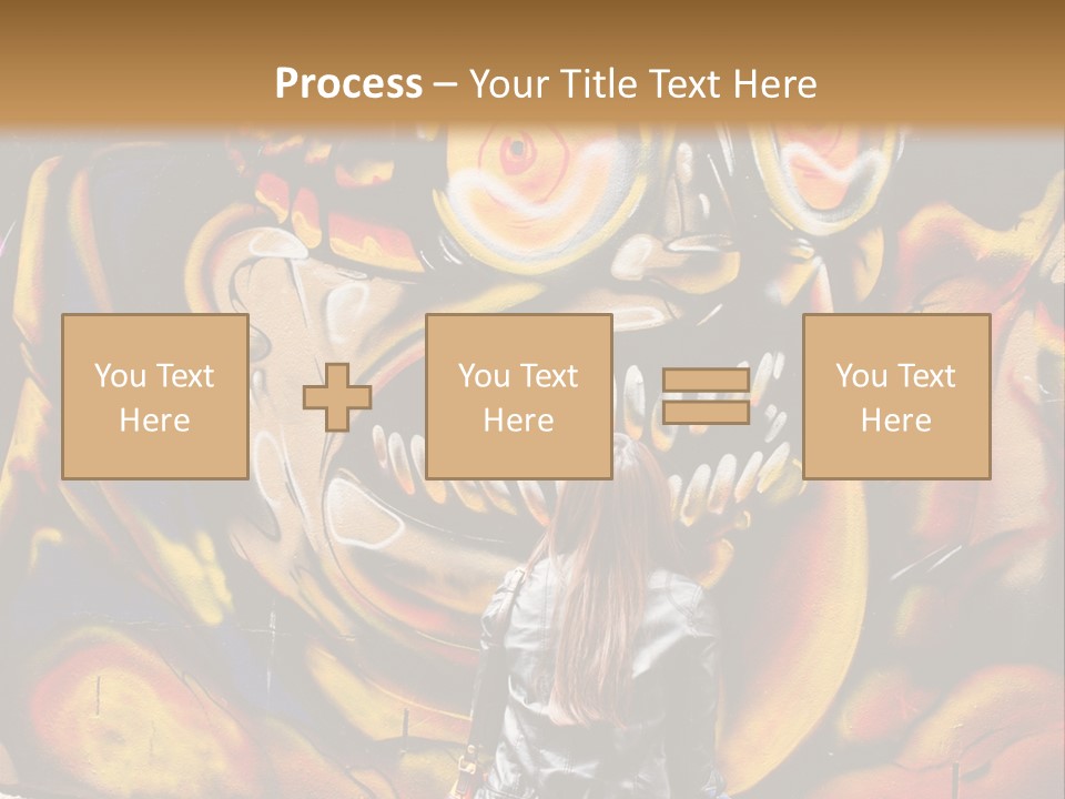 Art Female Painting PowerPoint Template