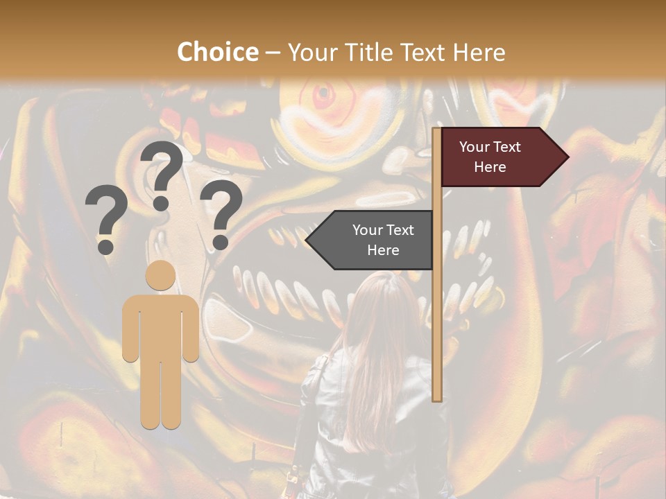 Art Female Painting PowerPoint Template