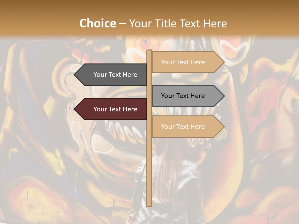 Art Female Painting PowerPoint Template