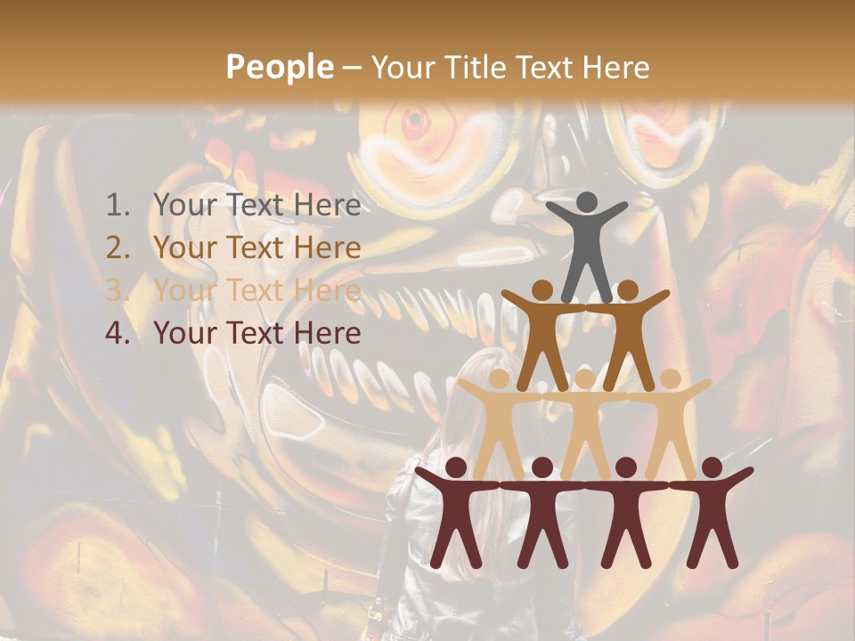 Art Female Painting PowerPoint Template