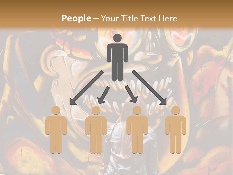 Art Female Painting PowerPoint Template