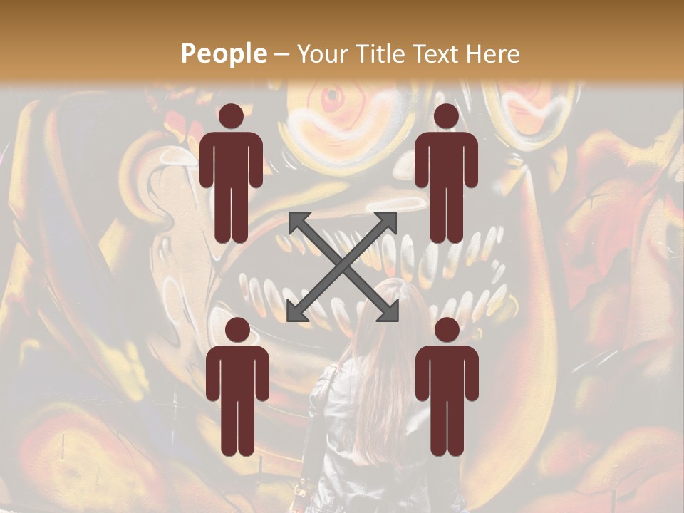 Art Female Painting PowerPoint Template