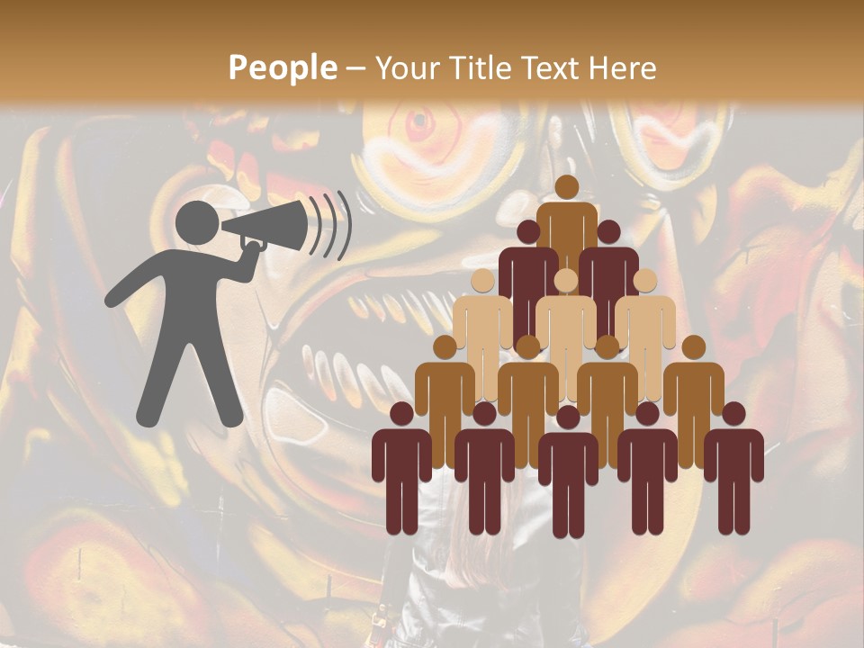 Art Female Painting PowerPoint Template