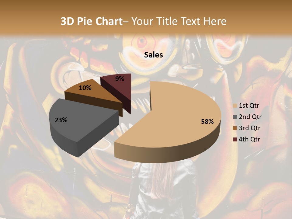 Art Female Painting PowerPoint Template