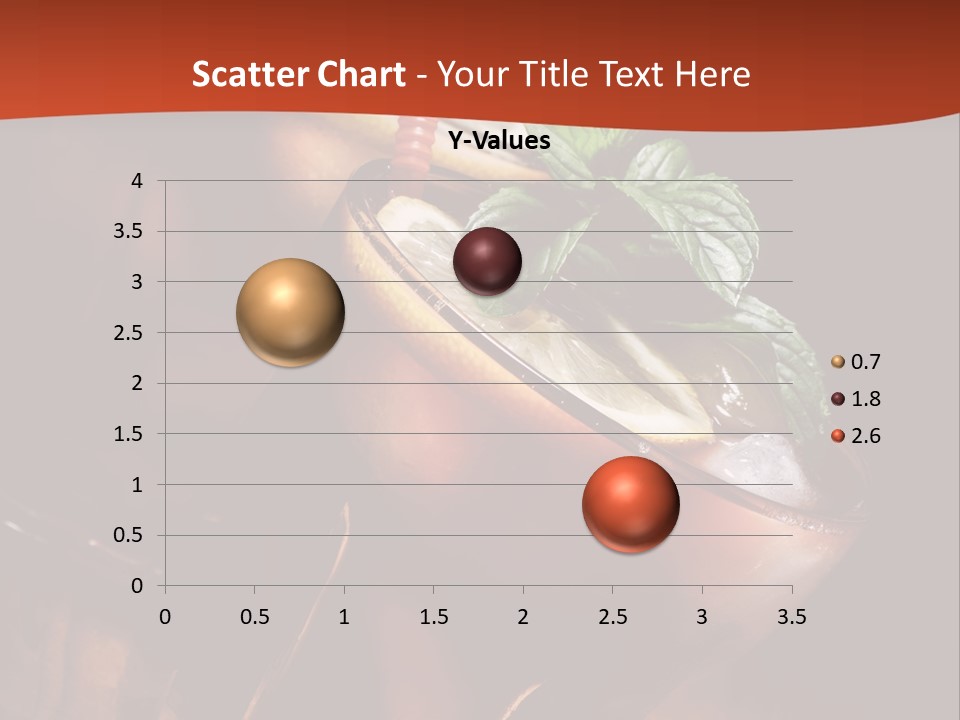 Brandy Table Food PowerPoint Template