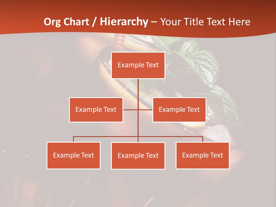 Brandy Table Food PowerPoint Template