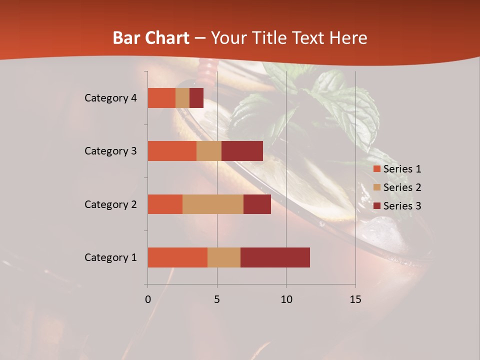 Brandy Table Food PowerPoint Template