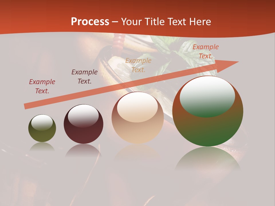 Brandy Table Food PowerPoint Template