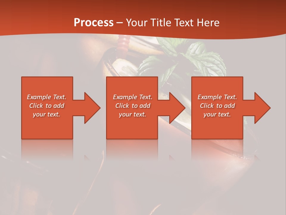 Brandy Table Food PowerPoint Template