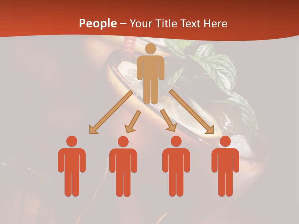 Brandy Table Food PowerPoint Template