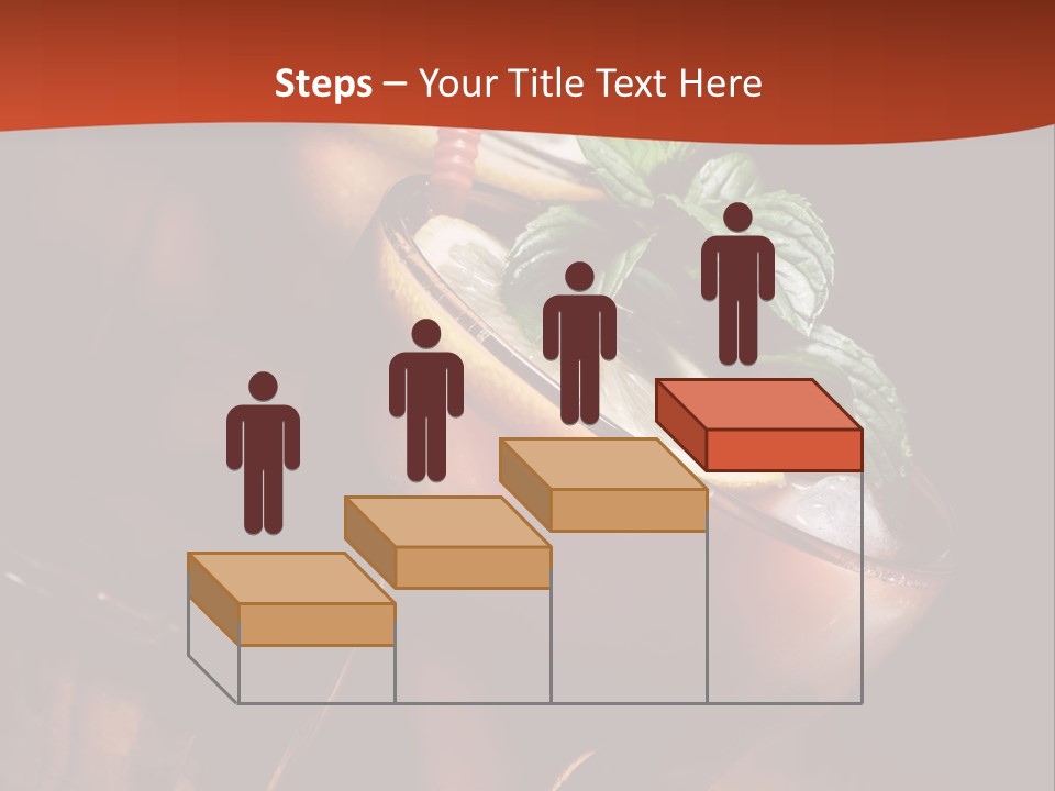 Brandy Table Food PowerPoint Template