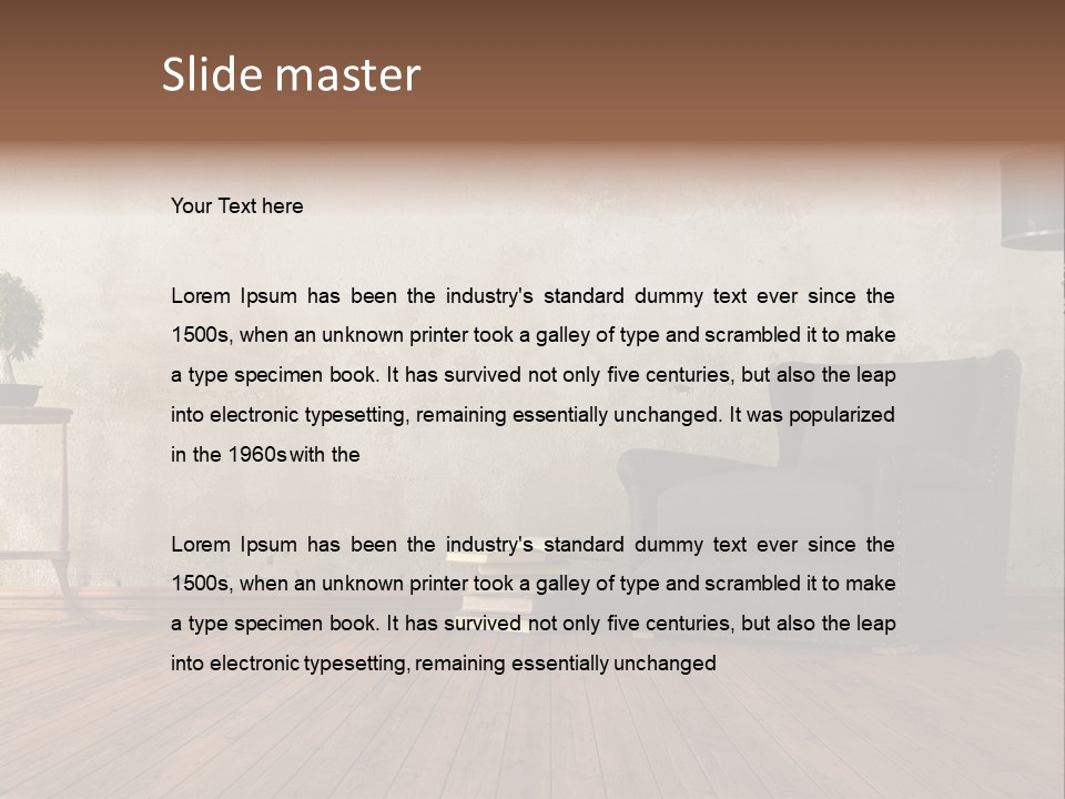 Season Female Snowfall PowerPoint Template