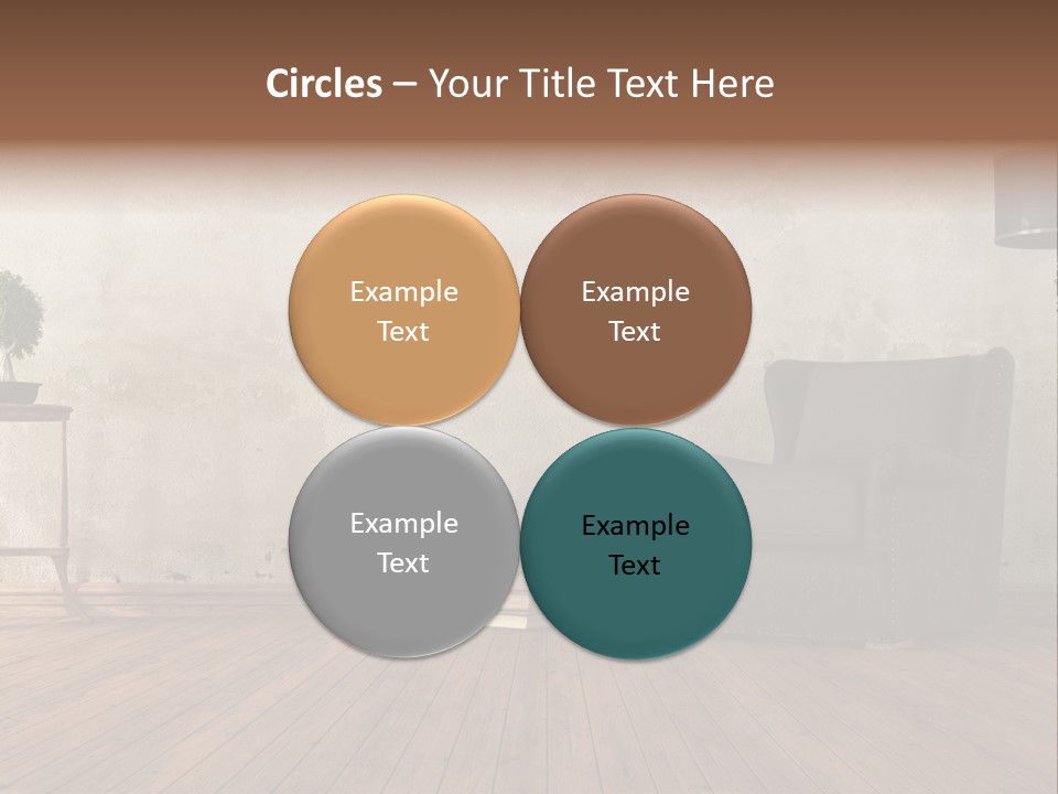 Season Female Snowfall PowerPoint Template