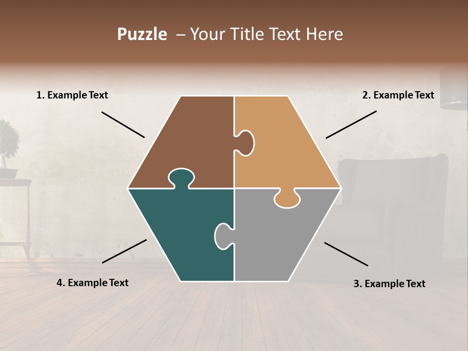 Season Female Snowfall PowerPoint Template