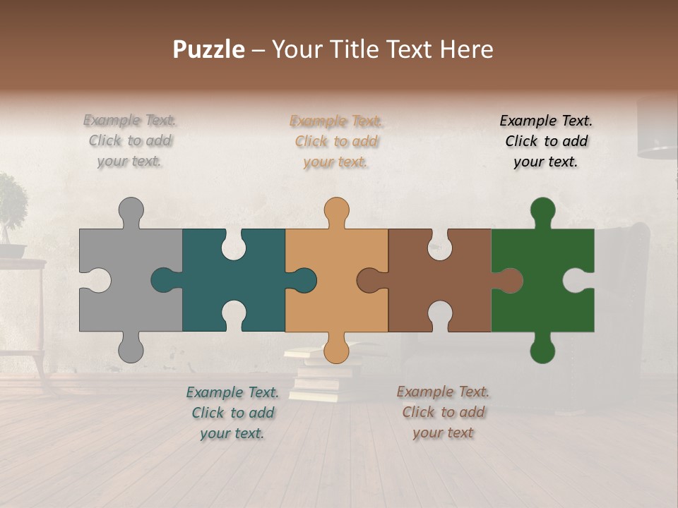 Season Female Snowfall PowerPoint Template