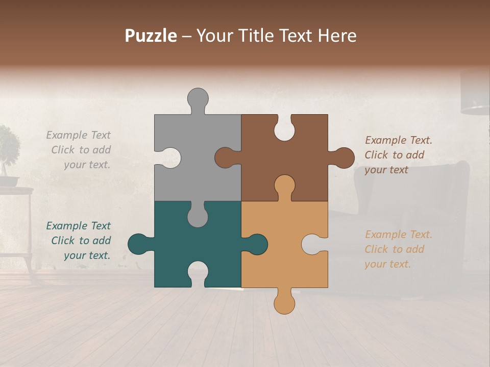 Season Female Snowfall PowerPoint Template