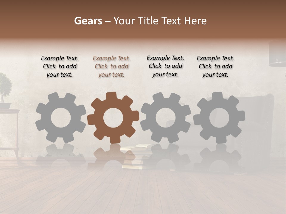 Season Female Snowfall PowerPoint Template