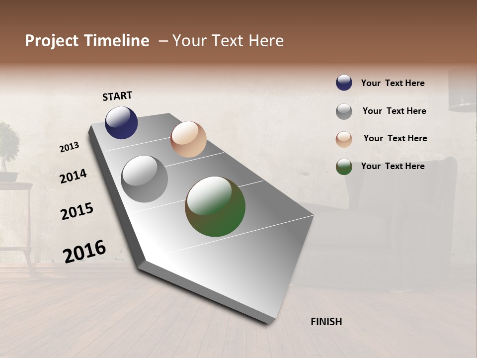Season Female Snowfall PowerPoint Template
