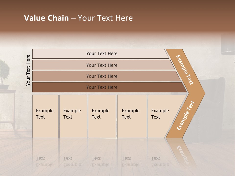 Season Female Snowfall PowerPoint Template