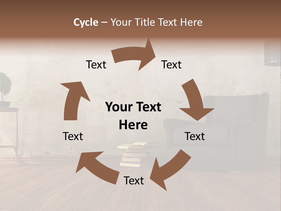 Season Female Snowfall PowerPoint Template