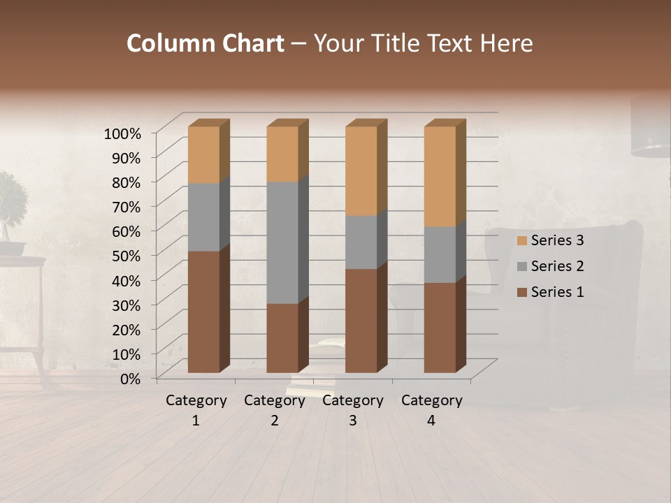 Season Female Snowfall PowerPoint Template