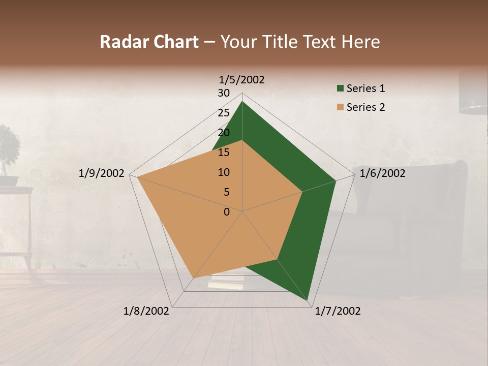 Season Female Snowfall PowerPoint Template