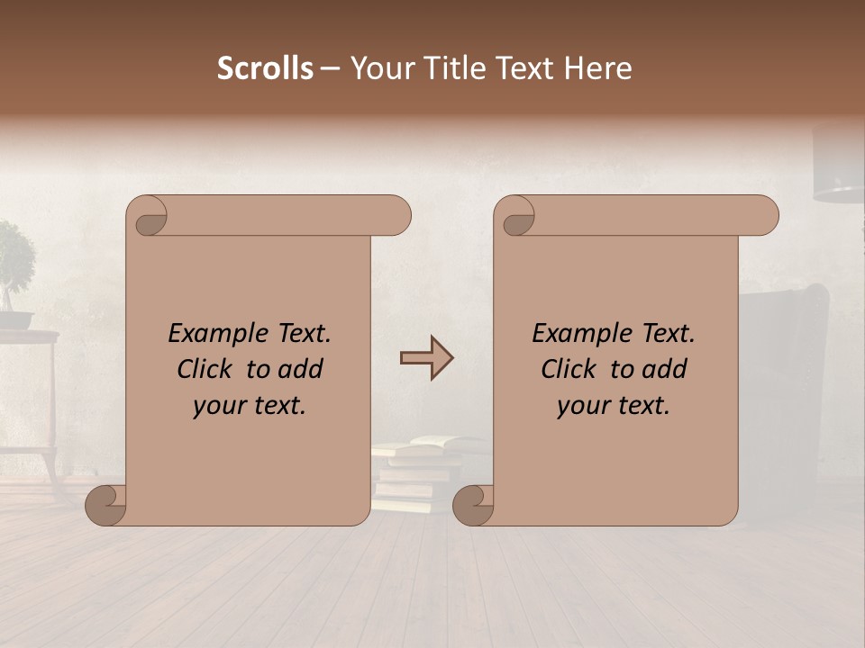 Season Female Snowfall PowerPoint Template