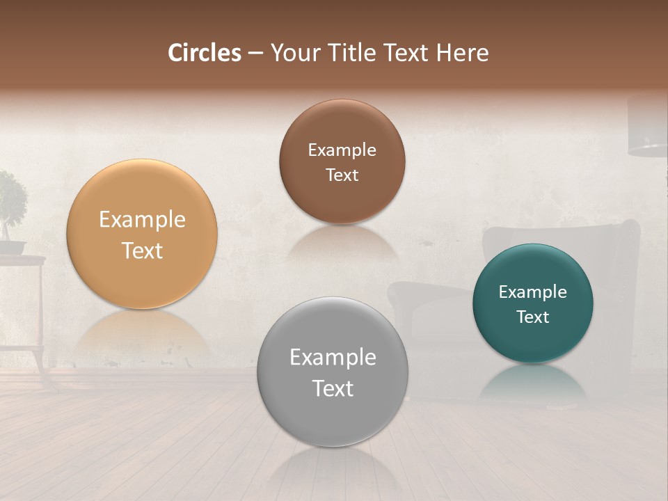 Season Female Snowfall PowerPoint Template