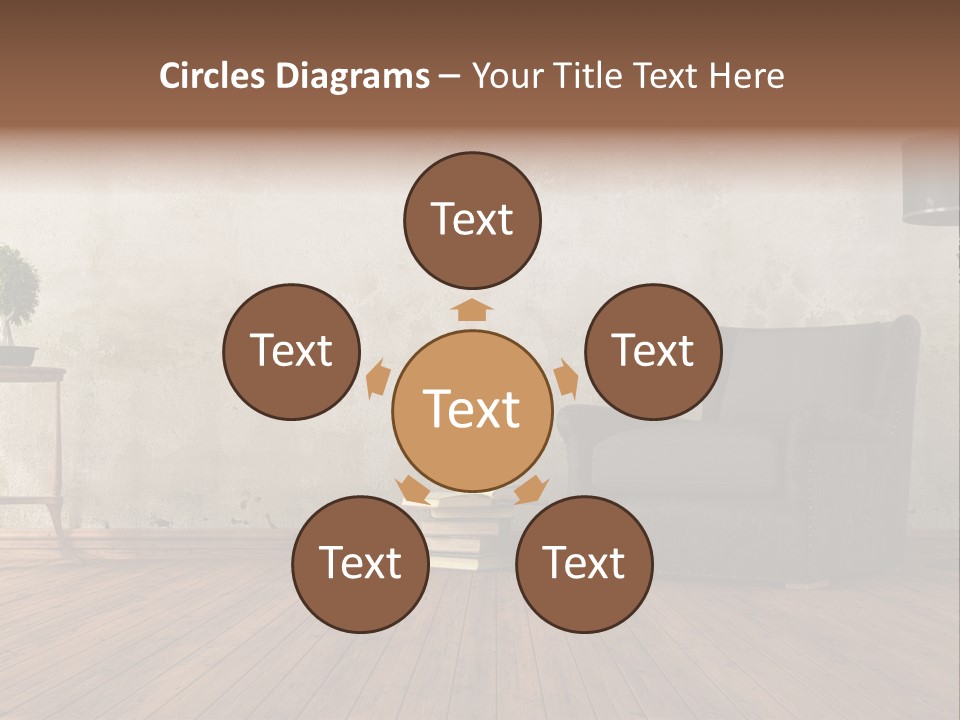 Season Female Snowfall PowerPoint Template