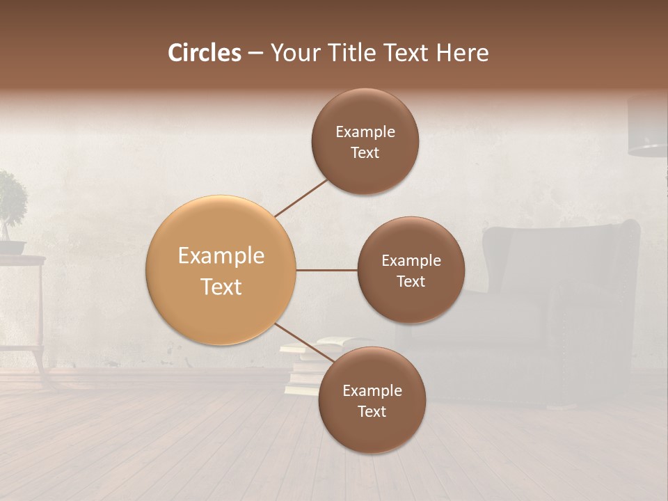 Season Female Snowfall PowerPoint Template