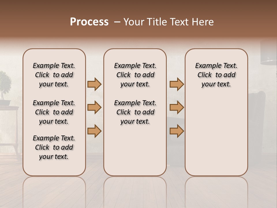 Season Female Snowfall PowerPoint Template