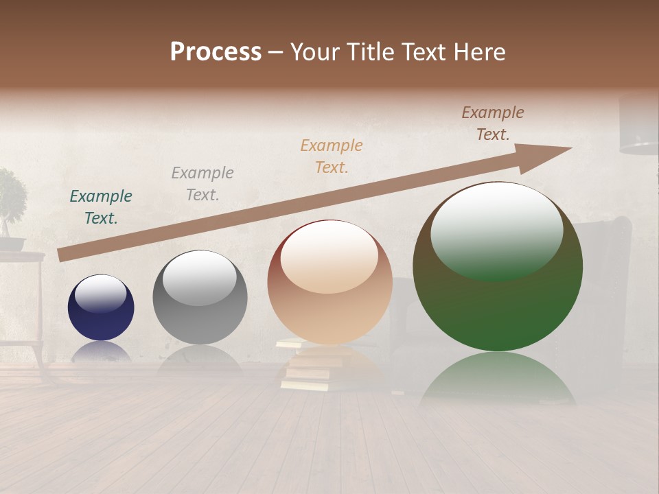 Season Female Snowfall PowerPoint Template