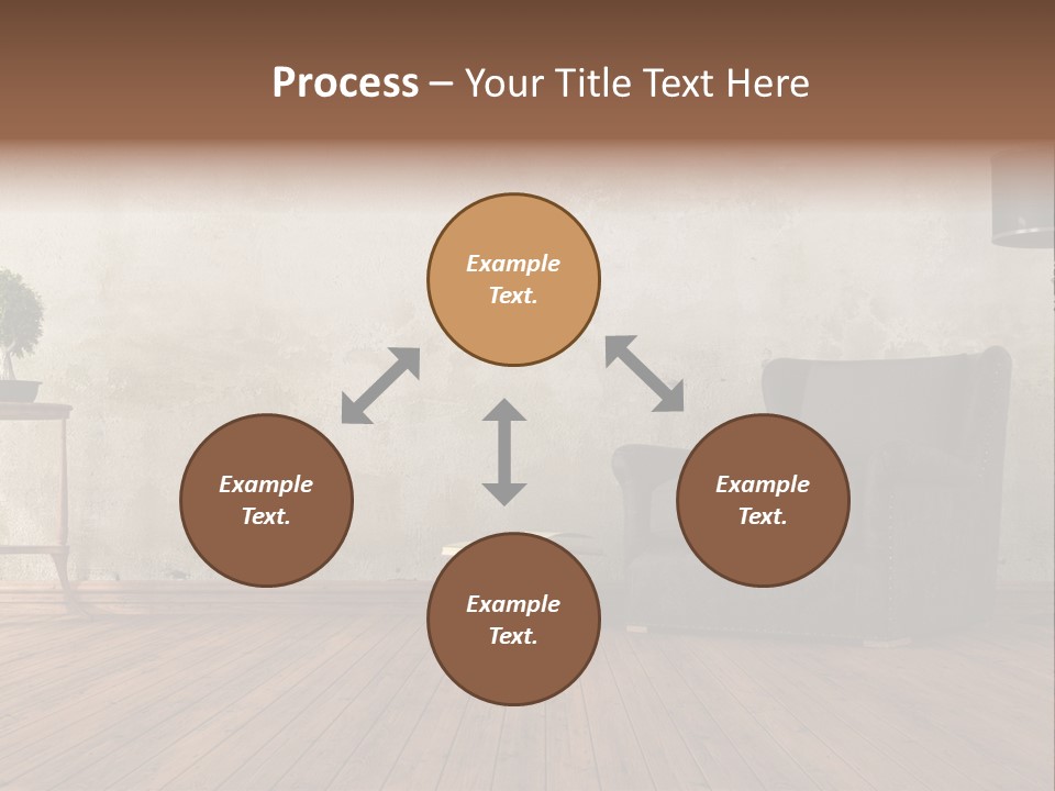 Season Female Snowfall PowerPoint Template