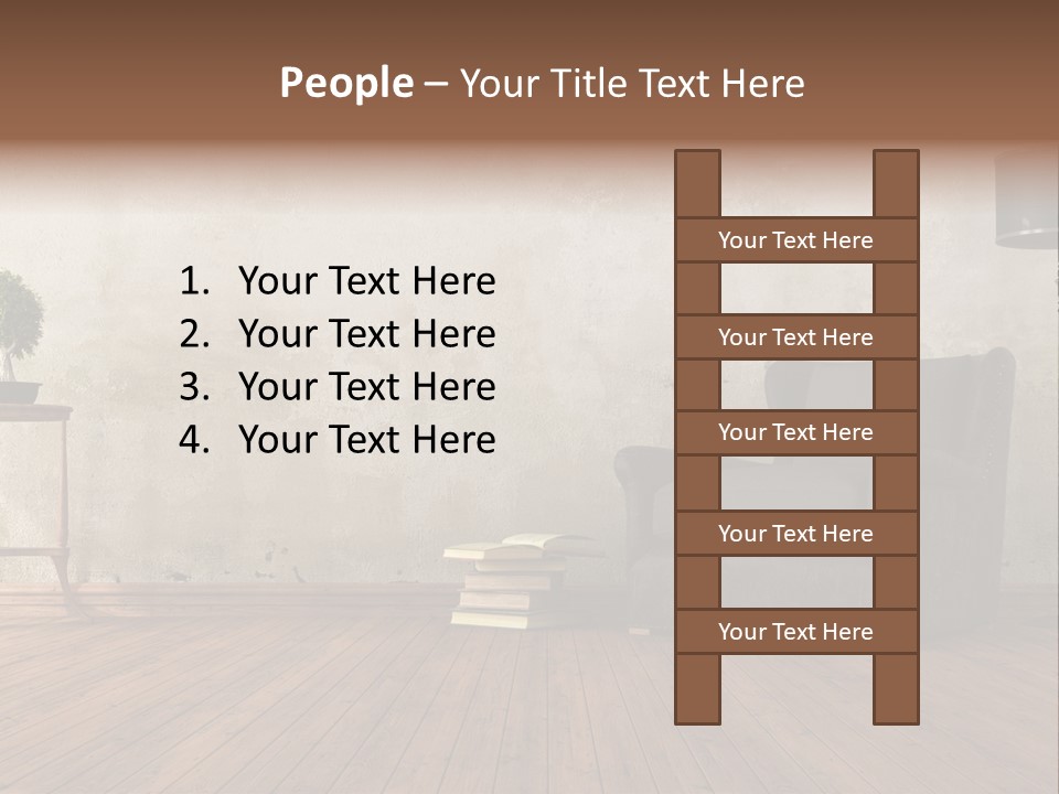 Season Female Snowfall PowerPoint Template