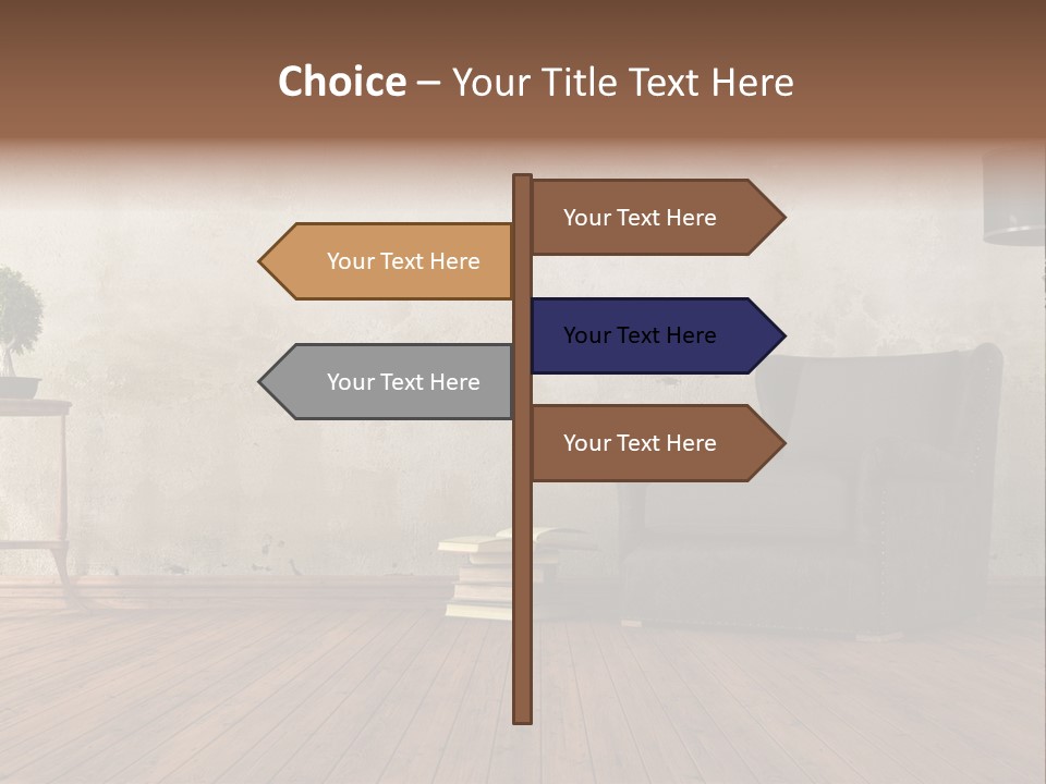 Season Female Snowfall PowerPoint Template