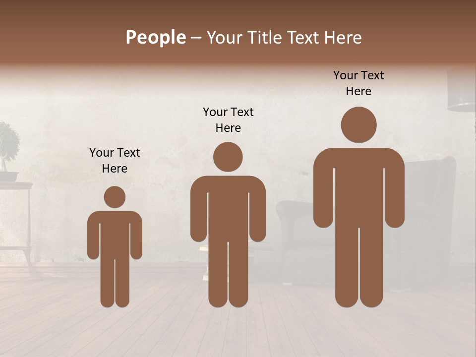 Season Female Snowfall PowerPoint Template