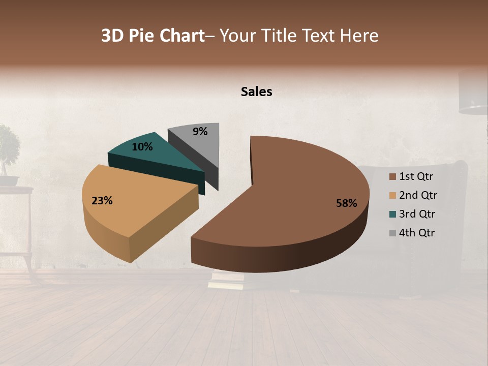 Season Female Snowfall PowerPoint Template